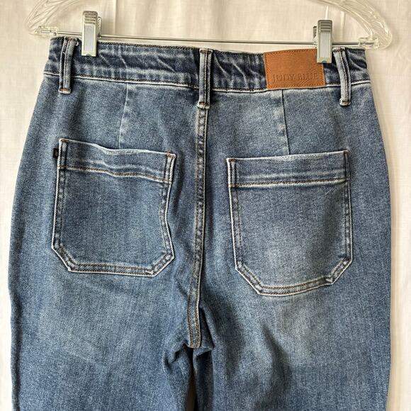 Judy Blue Women’s High Waist Drawstring Jogger Jeans Size 5/27 Measures 30x30.5 - Picture 3 of 7